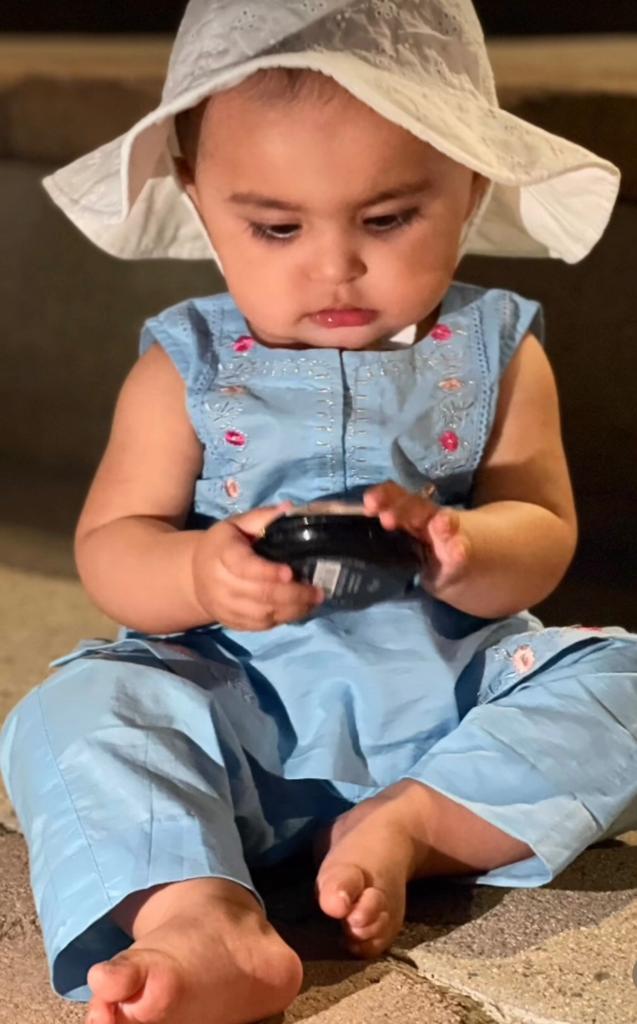 Sadia Ghaffar Shares Adorable Pictures Of Her Little Munchkin