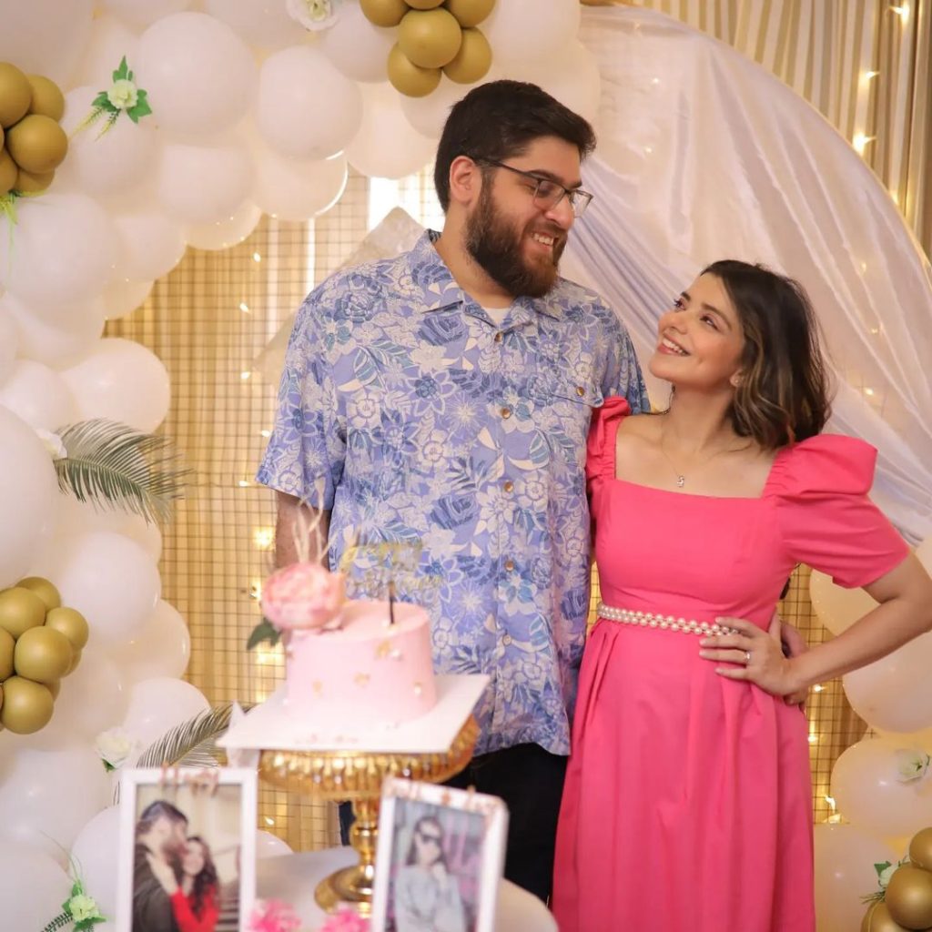 Srha Asghar's Birthday Celebration With Her Husband