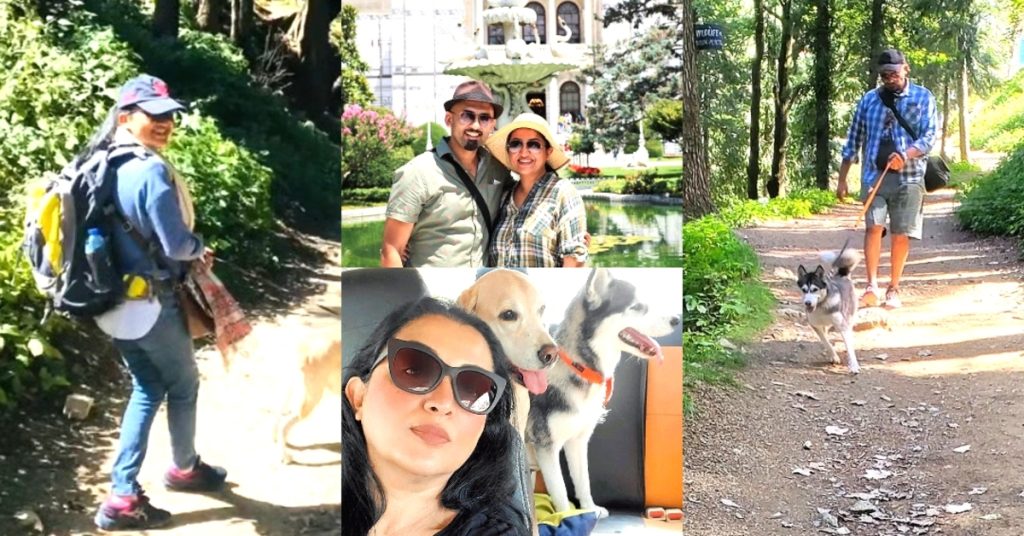 Nadia Afgan And Her Husband Vacationing In Ayubia With Their Pets