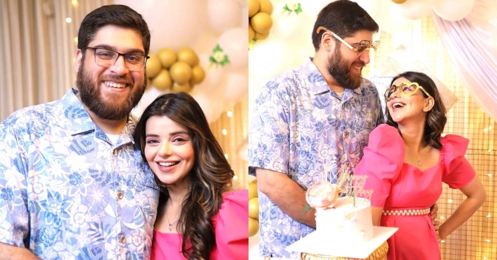 Srha Asghar's Birthday Celebration With Her Husband