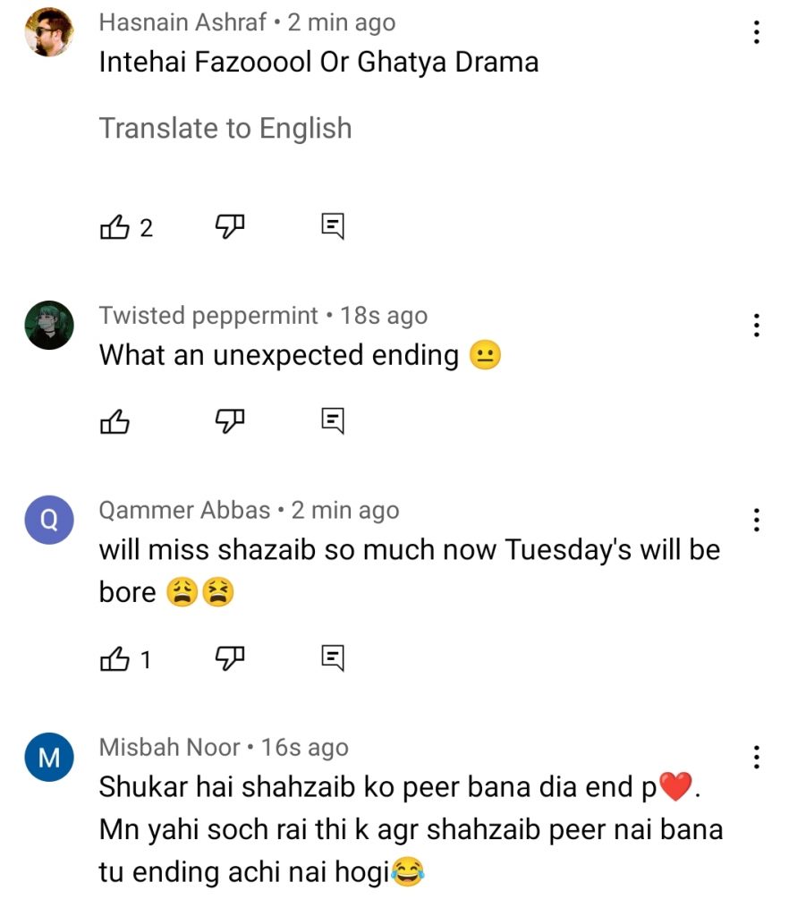 Badshah Begum Last Episode Public Reaction