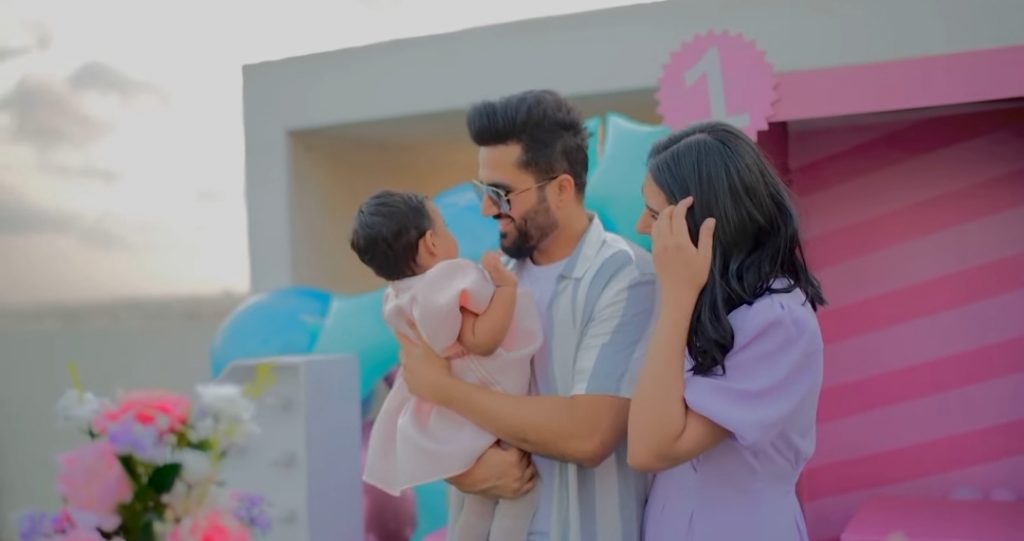 Sarah Khan and Falak Shabir Celebrate First Birthday of Alyana Falak