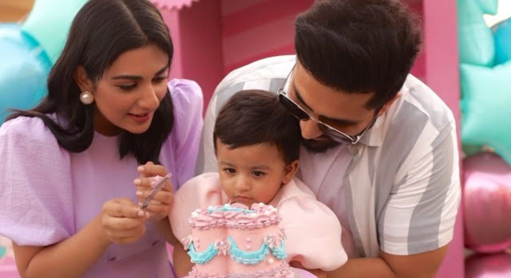 Sarah Khan and Falak Shabir Celebrate First Birthday of Alyana Falak