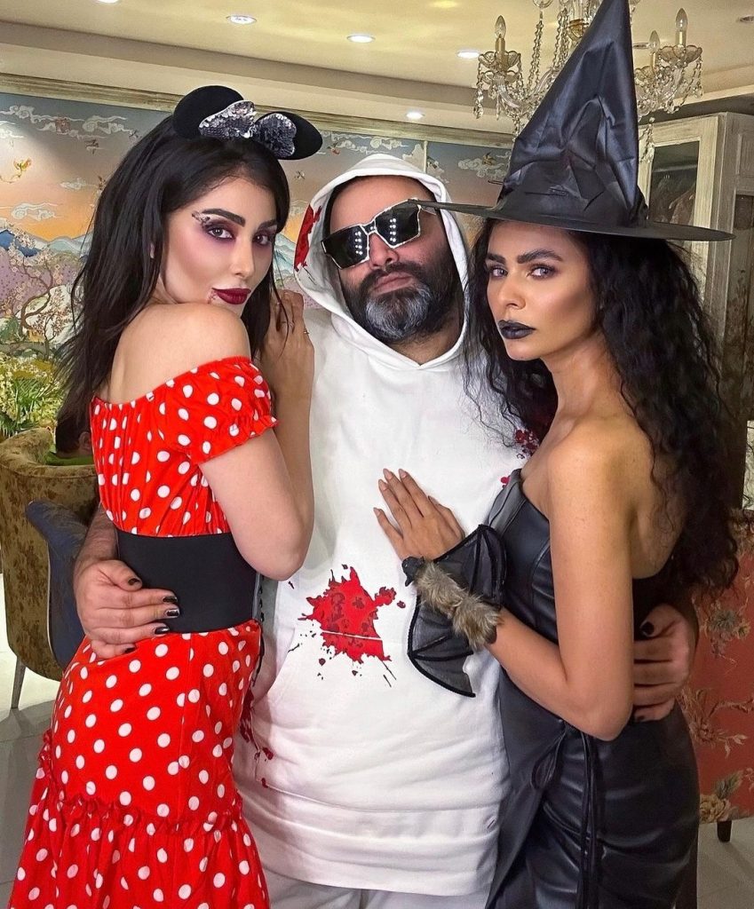 Pakistani Actors Celebrating Halloween Night