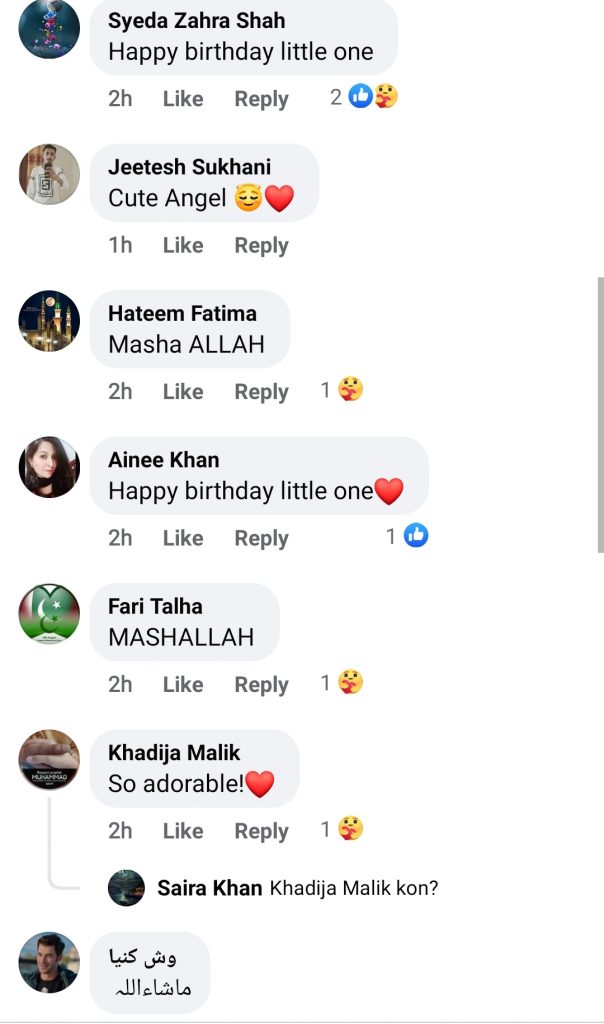 Junaid Jamshed Niazi Celebrates Daughter's Birthday