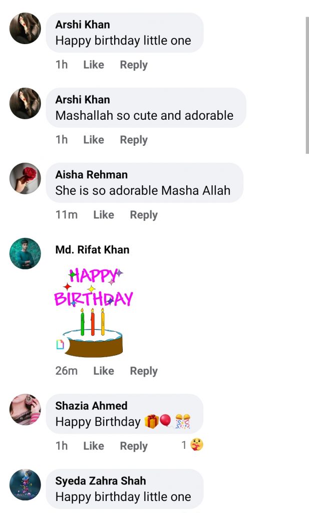 Junaid Jamshed Niazi Celebrates Daughter's Birthday
