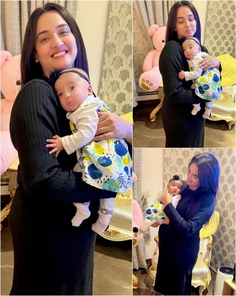 Kiran Tabeir Shares New Pictures with Daughter