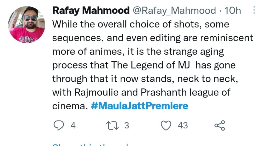 Film The Legend of Maula Jatt Public Reaction