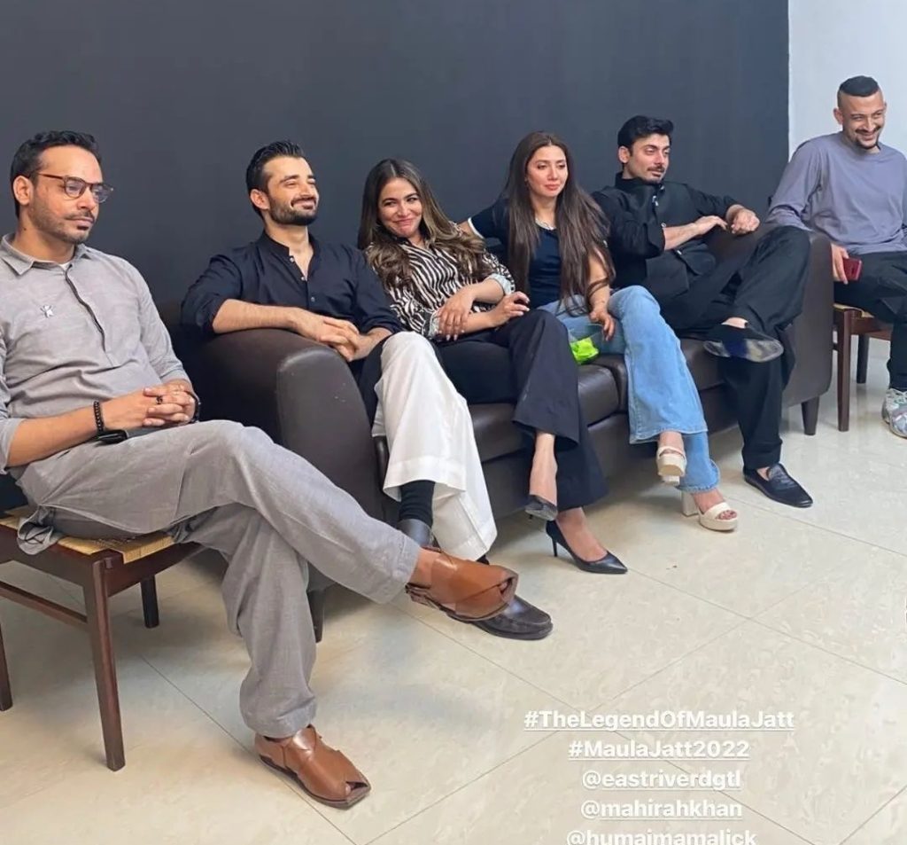 The Legend of Maula Jatt Cast Pictures from Press Day