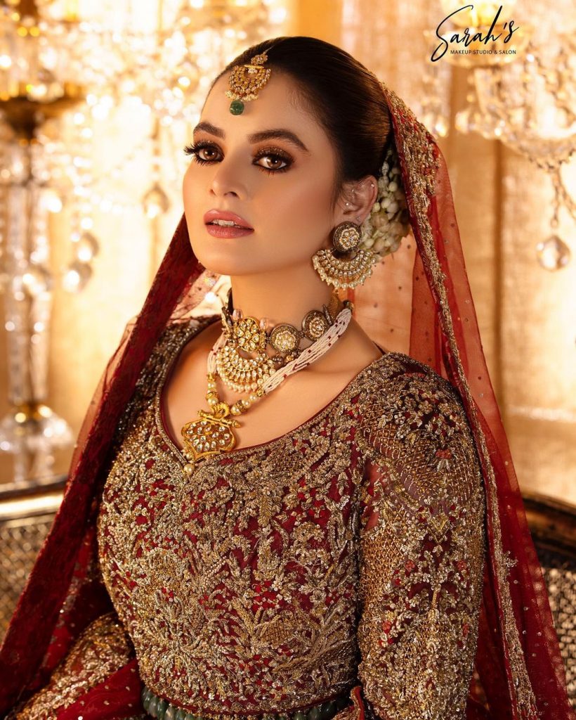Minal Khan Looks Extremely Gorgeous in Latest Bridal Shoot