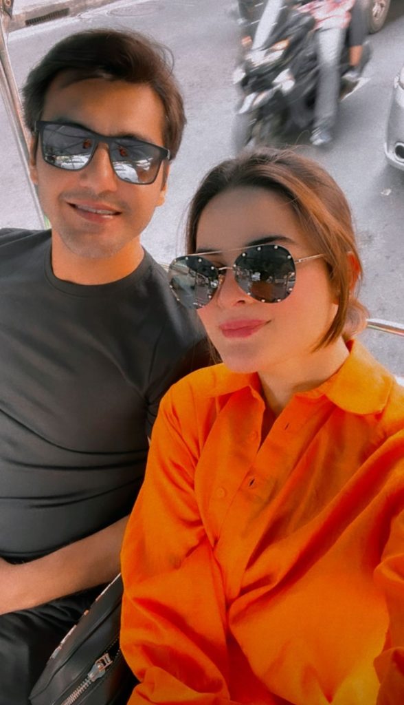 Minal Khan & Ahsan Mohsin Ikram Pictures from Bangkok, Thailand