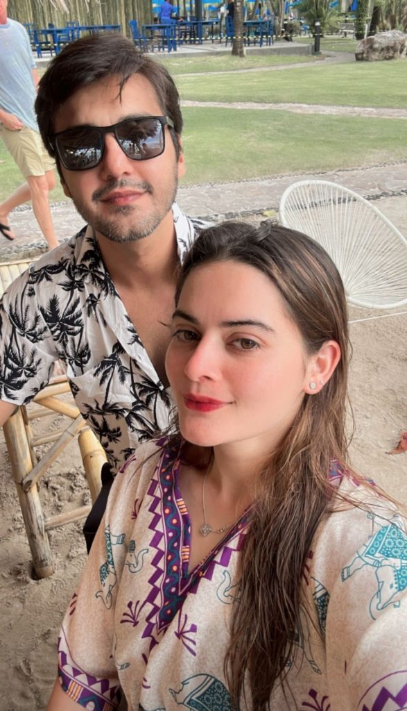 Minal Khan and Ahsan Mohsin Ikram Recent Pictures From Thailand