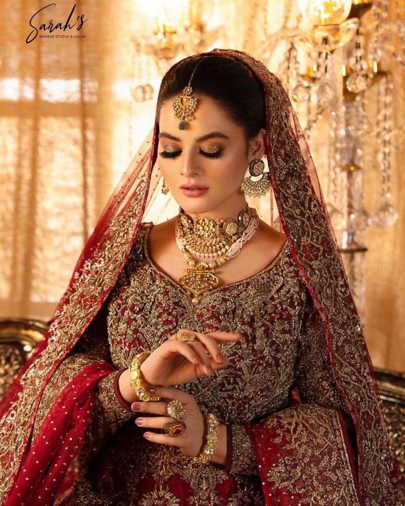 Minal Khan Looks Extremely Gorgeous in Latest Bridal Shoot