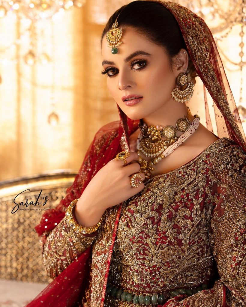Minal Khan Looks Extremely Gorgeous in Latest Bridal Shoot