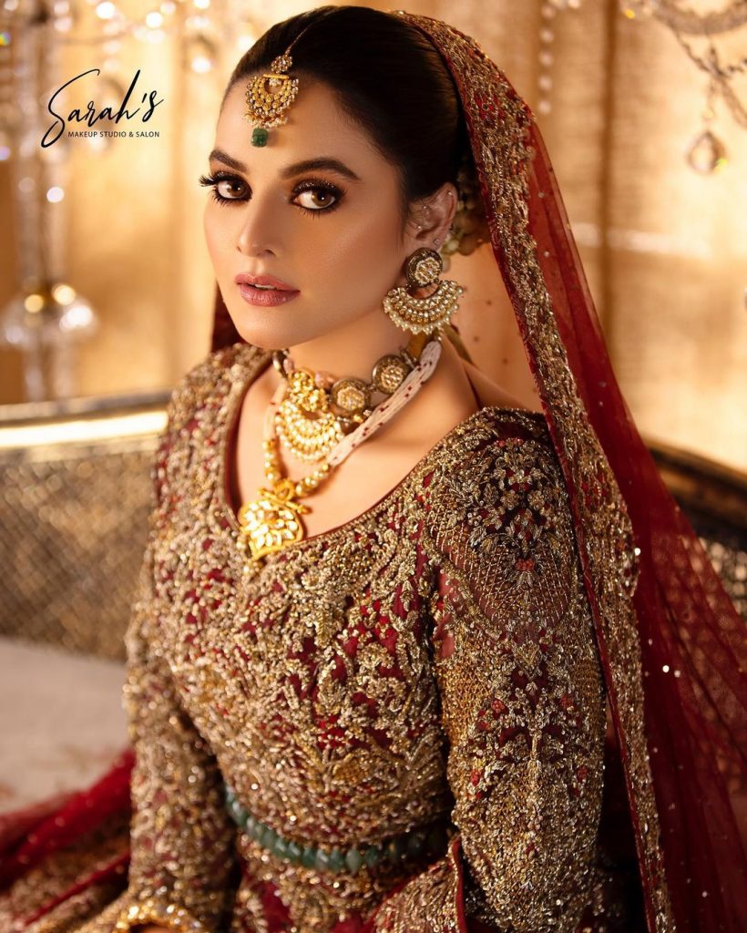 Minal Khan Looks Extremely Gorgeous in Latest Bridal Shoot