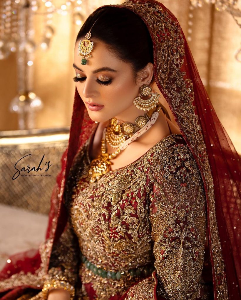 Minal Khan Looks Extremely Gorgeous in Latest Bridal Shoot