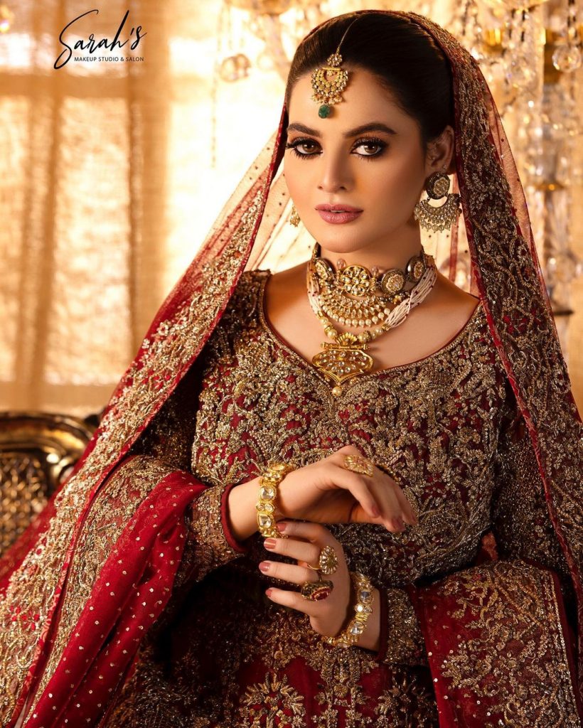 Minal Khan Looks Extremely Gorgeous in Latest Bridal Shoot