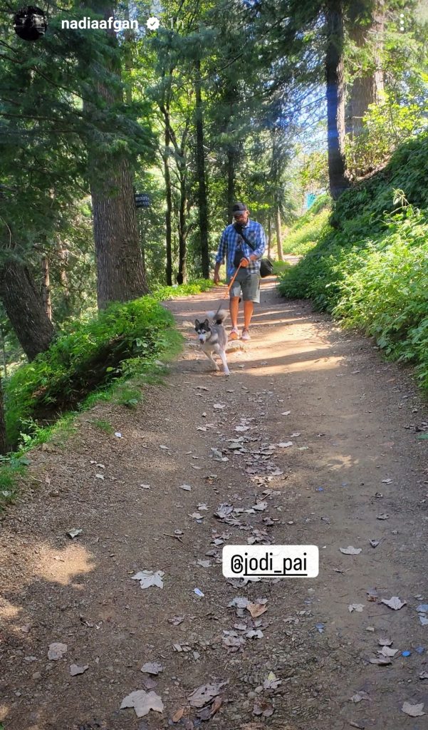 Nadia Afgan And Her Husband Vacationing In Ayubia With Their Pets