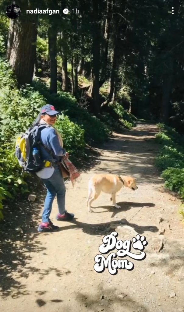 Nadia Afgan And Her Husband Vacationing In Ayubia With Their Pets