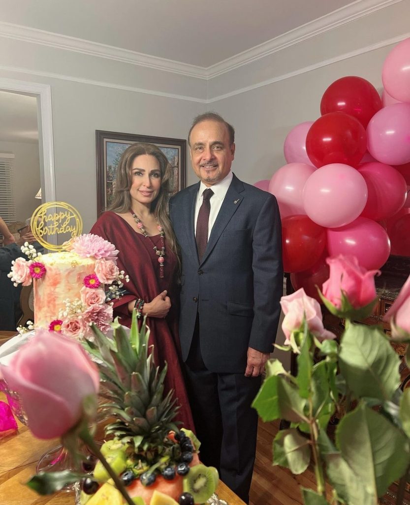 Reema Thanks Husband for Celebrating Her Birthday