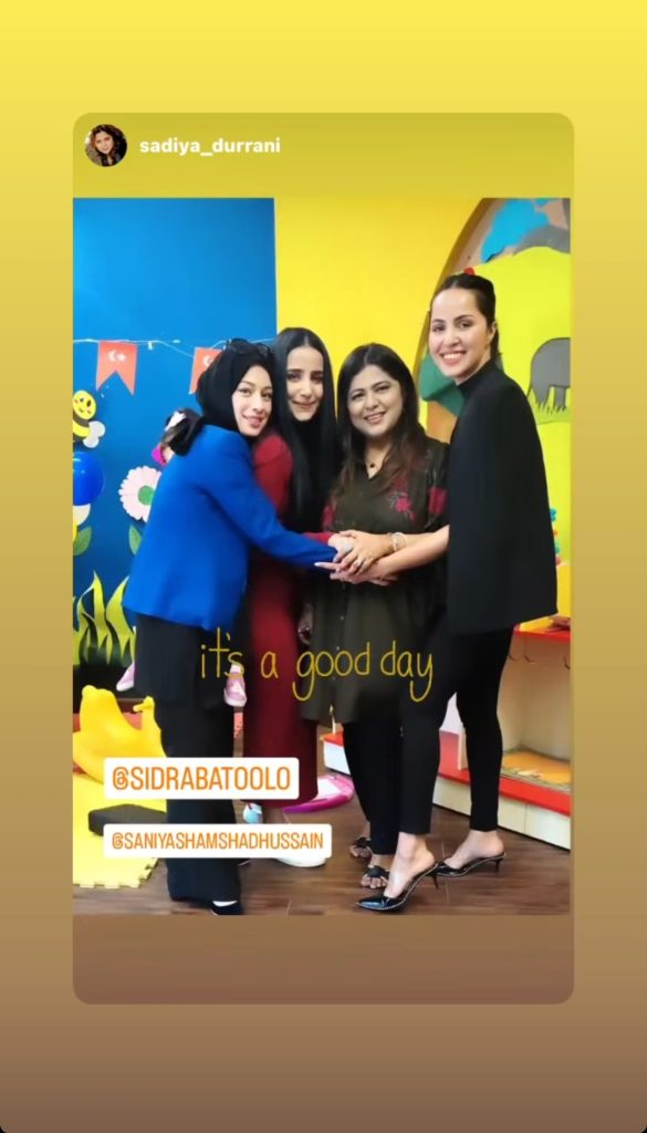 Saniya Shamshad Pictures from Pre School Event of Her son