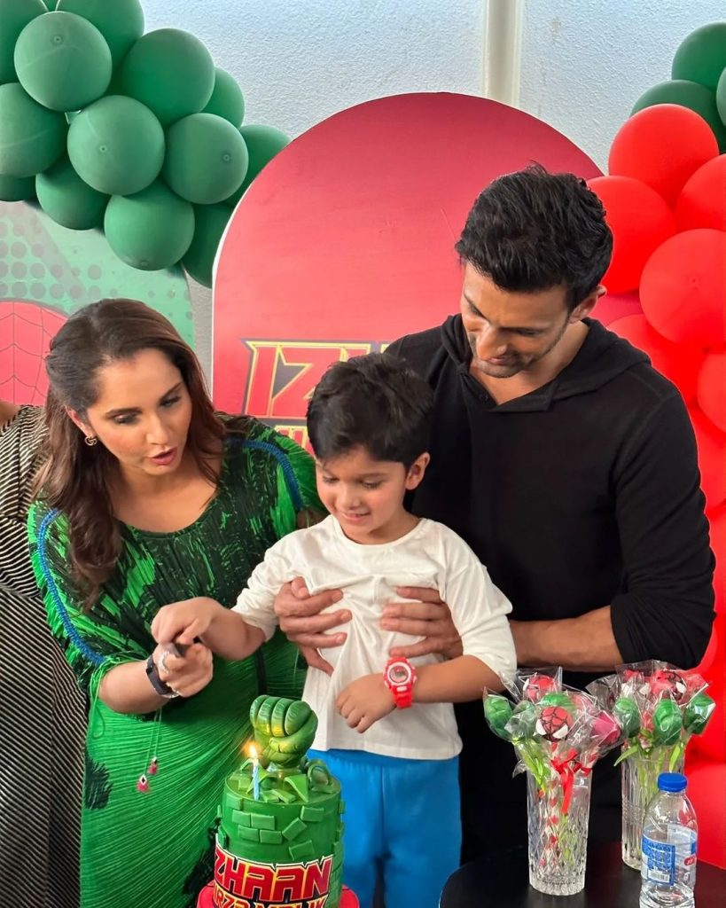 Shoaib Malik & Sania Mirza Wish Son on His Birthday