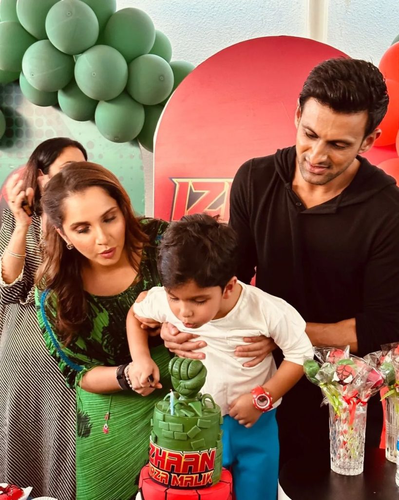 Shoaib Malik & Sania Mirza Wish Son on His Birthday