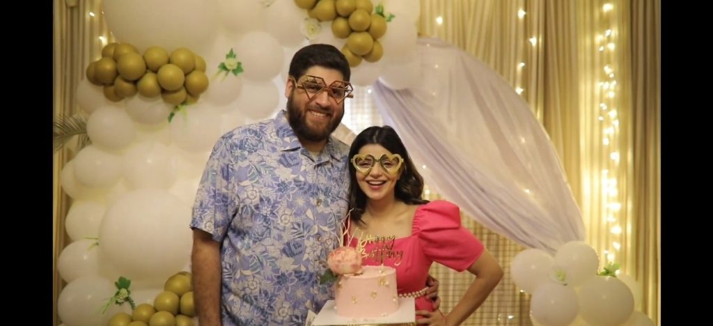 Srha Asghar's Birthday Celebration With Her Husband