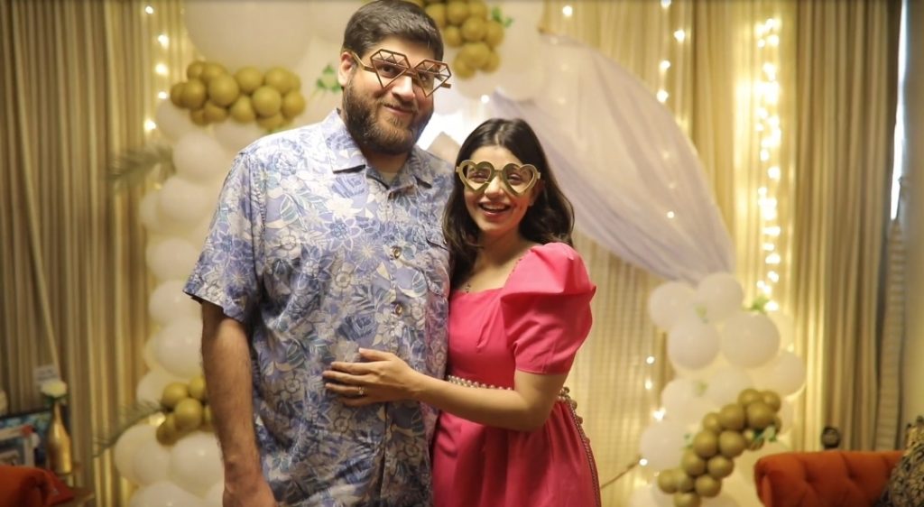 Srha Asghar's Birthday Celebration With Her Husband