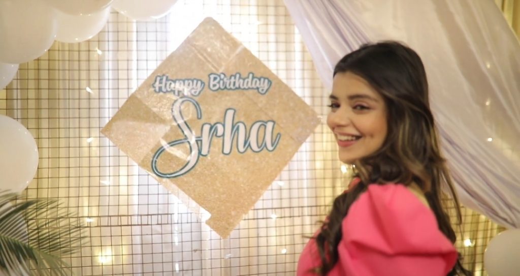 Srha Asghar's Birthday Celebration With Her Husband