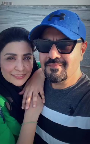 Ahmad Ali Butt Spends Off Time With Wife And Son