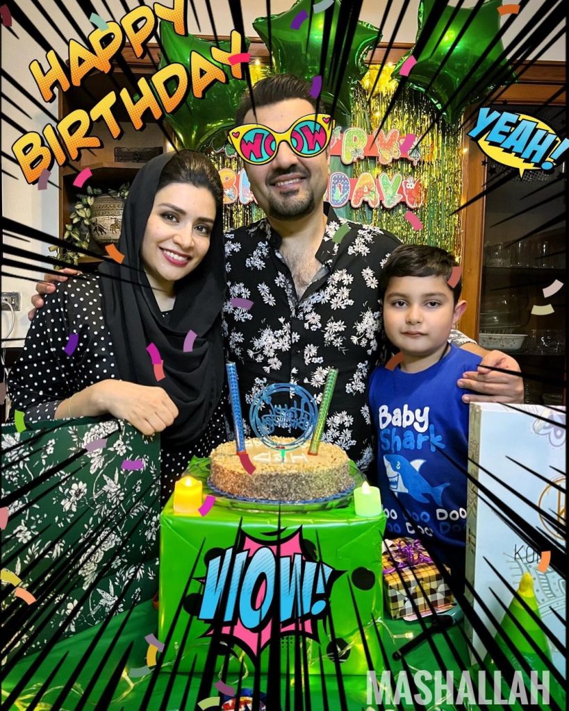 Ahmed Ali Butt Celebrates Son Azaan's Birthday In A Fun Mode