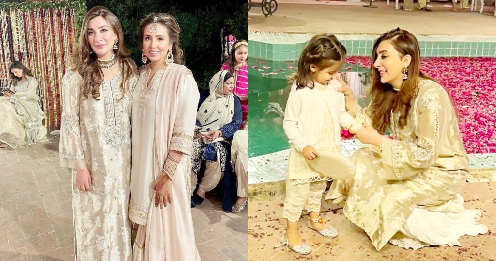 Aisha Khan Looks Gorgeous At A Family Wedding