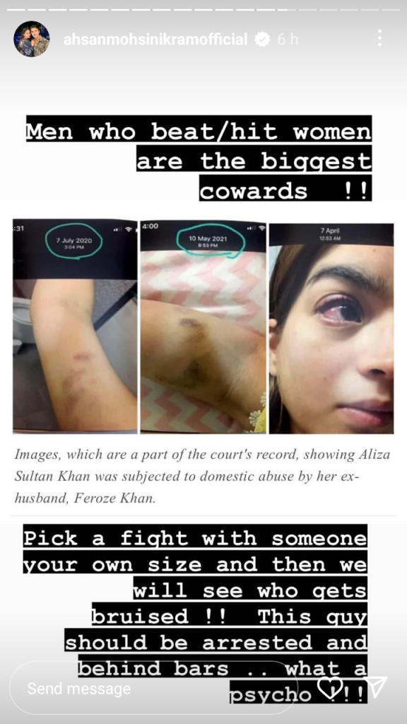 Celebrities Raise Voice For Feroze Khan's Ex-Wife Syeda Aliza Sultan