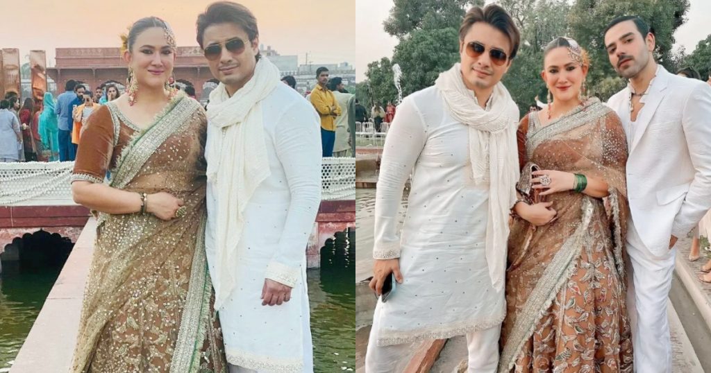 Ali Zafar Wife Ayesha Fazli Walks For Hussain Rehar