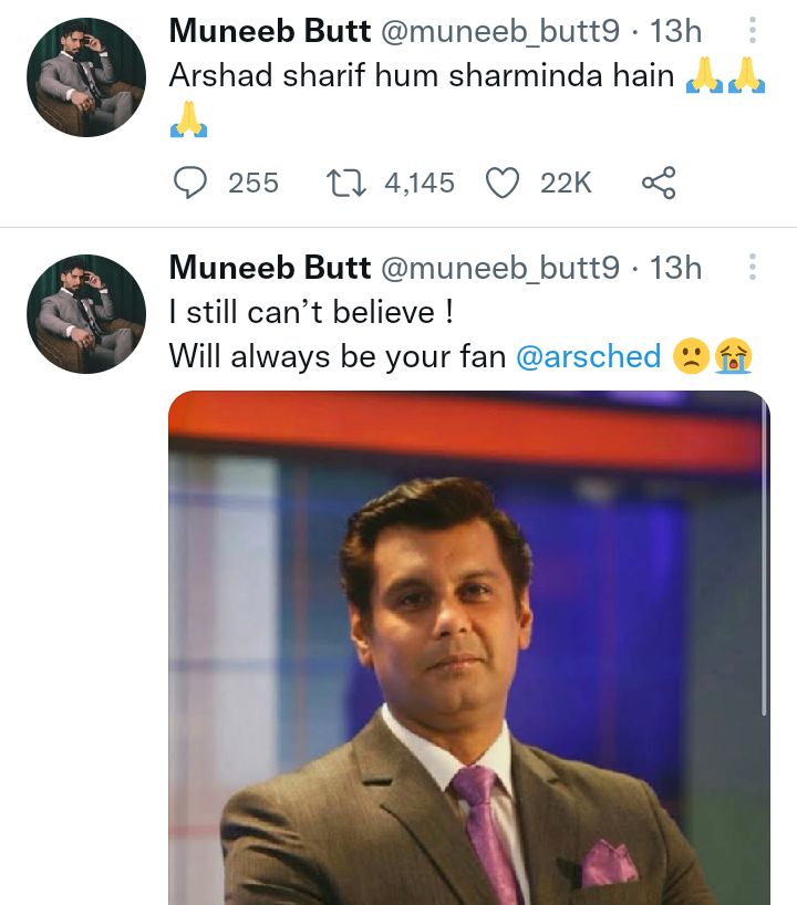 Pakistani Celebrities Devastated On Journalist Arshad Sharif's Tragic Demise