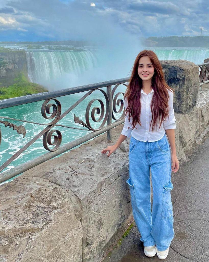 Komal Meer Treats Fans With Adorable Pictures From Canada