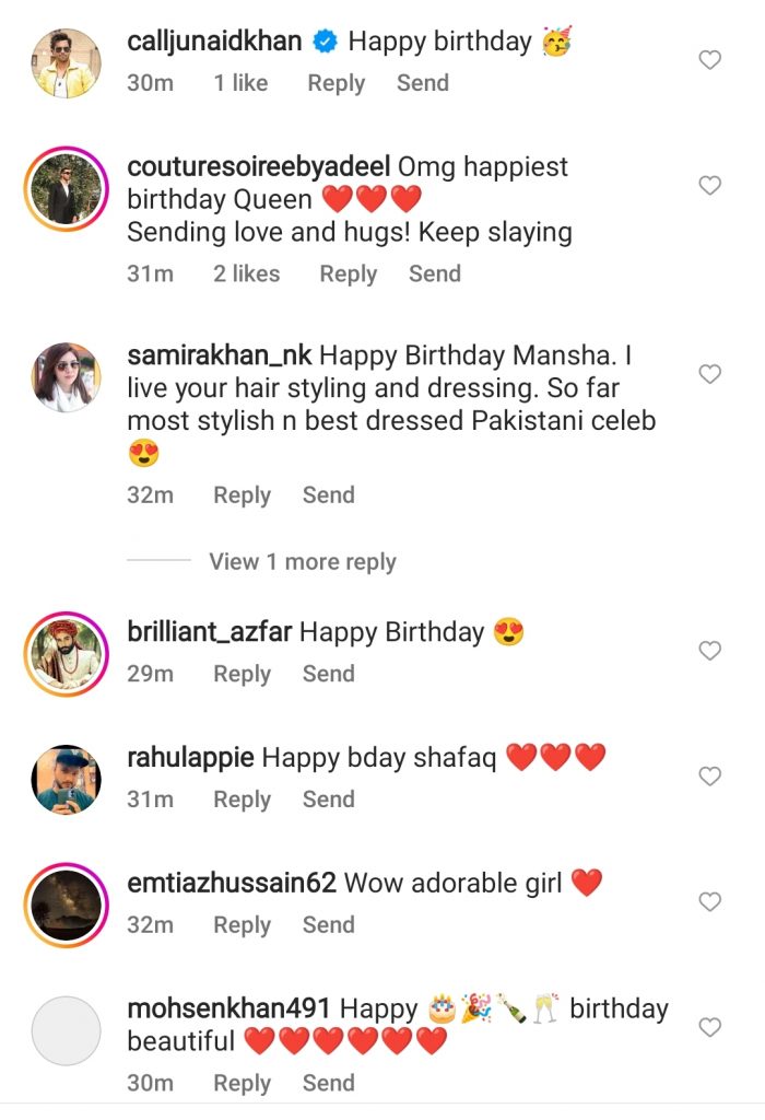 Mansha Pasha Celebrates Birthday With Jibran Nasir