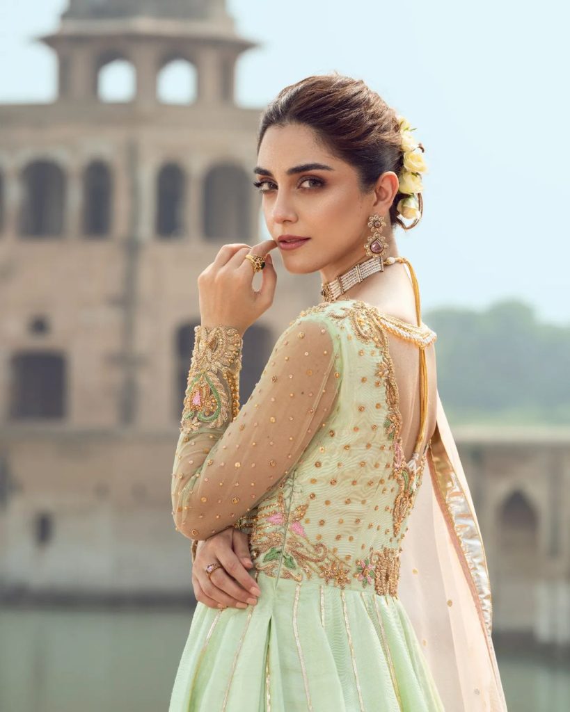 Maya Ali Is A Vision To Behold In Latest Bridal Collection For Her Brand