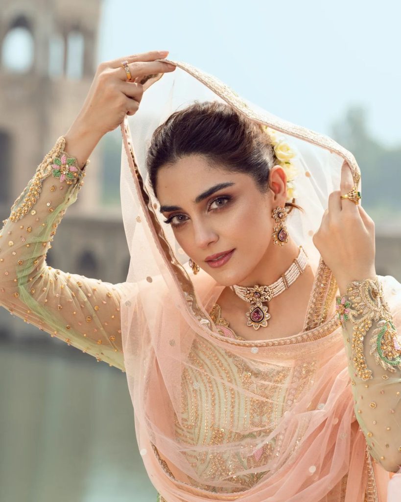 Maya Ali Is A Vision To Behold In Latest Bridal Collection For Her Brand