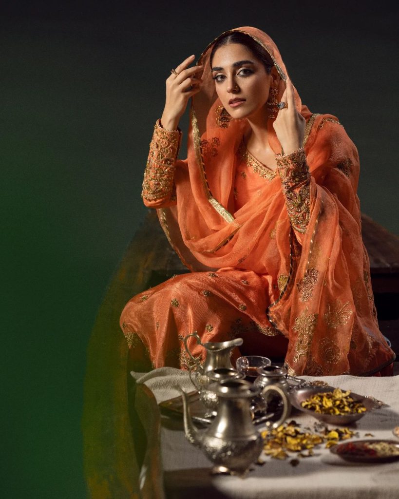 Maya Ali Is A Vision To Behold In Latest Bridal Collection For Her Brand