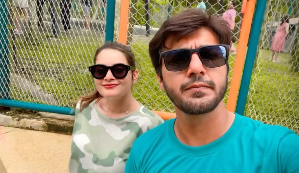 Minal Khan & Ahsan Mohsin New Clicks From Tiger Park , Phuket Thailand