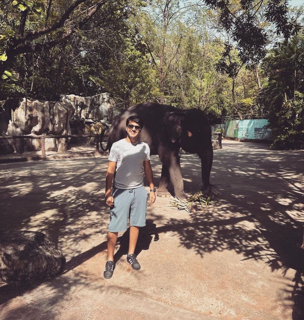 Minal Khan And Ahsan Mohsin Ikram Enjoy Safari In Thailand
