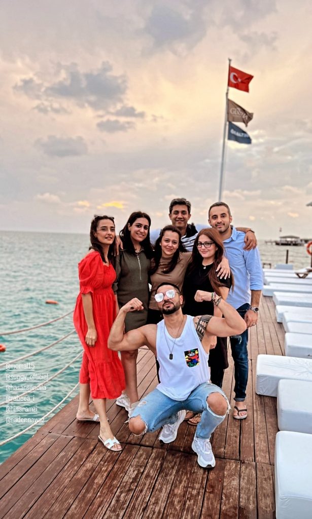 Momal Sheikh & Hasan Rizvi Vacationing in Turkey with Friends & Family