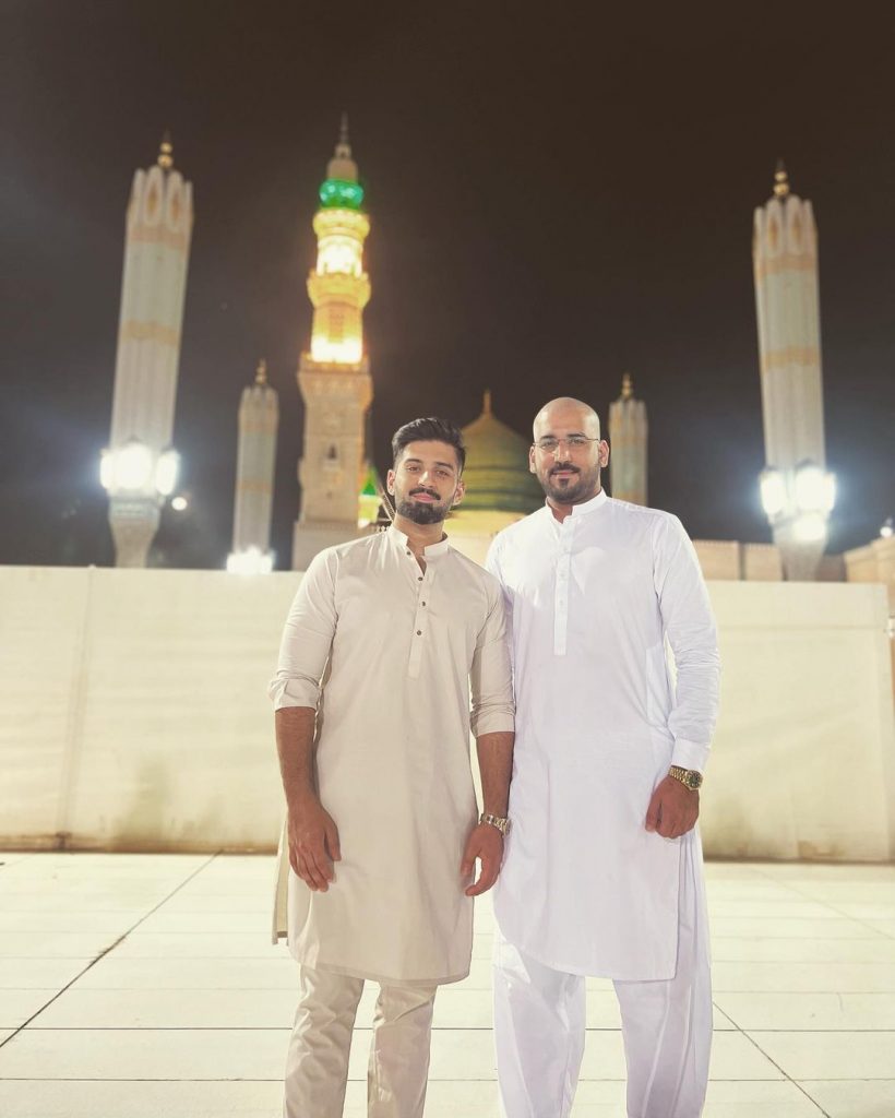 Aiman Khan And Muneeb Butt Spend 12th Rabi ul Awal In Madinah