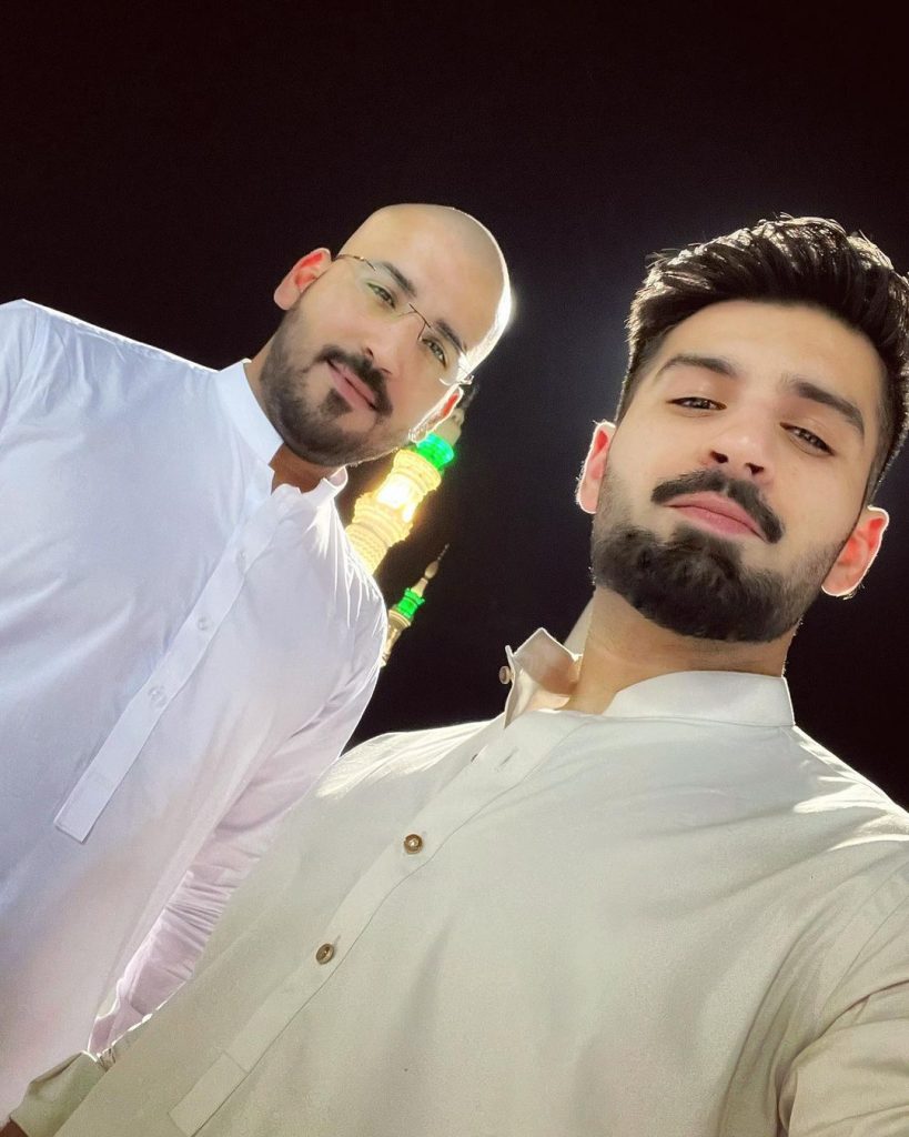 Aiman Khan And Muneeb Butt Spend 12th Rabi ul Awal In Madinah