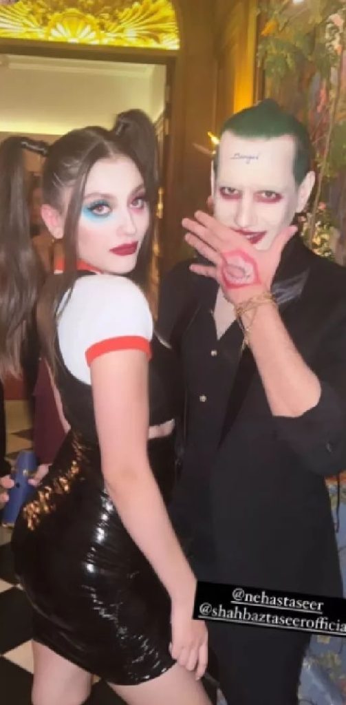 Pakistani Actors Celebrating Halloween Night