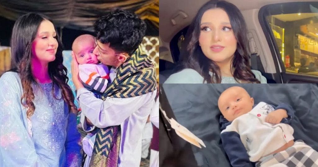 Viral Couple Asad And Nimra With Beautiful Baby Boy