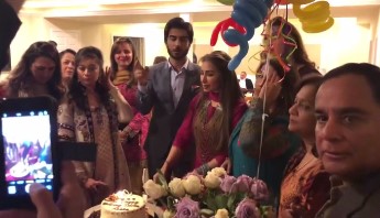 Reema Khan Arranges A Surprise Birthday Party For Imran Abbas