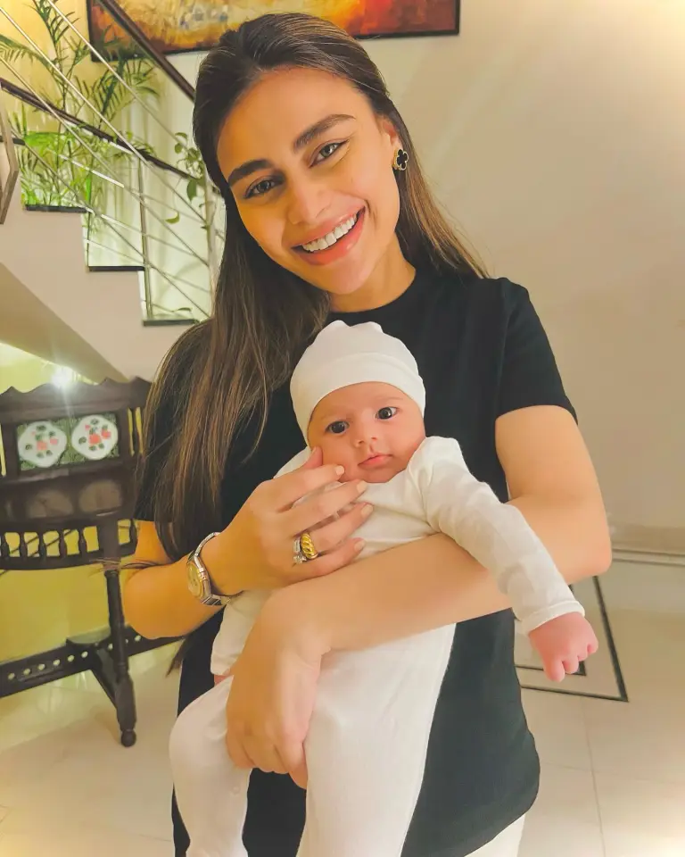 Beautiful Clicks Of Sadaf Kanwal's Baby Girl Zehra Sabzwari